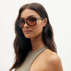 Zonnebril dames zomer | Accessoires UV-bescherming retro vierkant | Lisa
